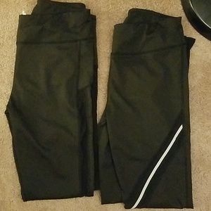 Bundle 2 mesh cutout leggings